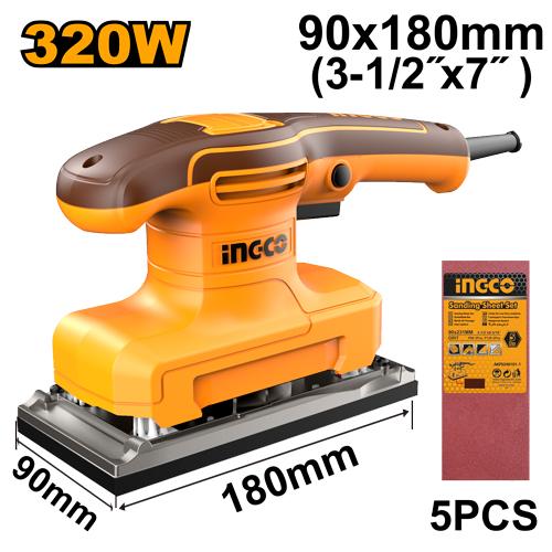 INGCO PONCEUSE VIBRANTE 90*180MM320W [FS3216]