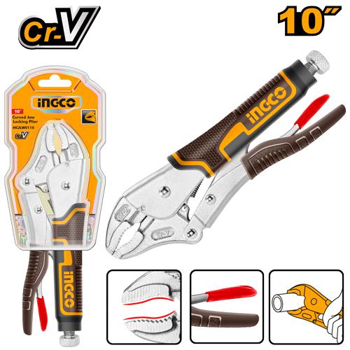 INGCO PINCE-ETAU A MACHOIRE ARRONDIE 255MM CRV [HCJLW0110]