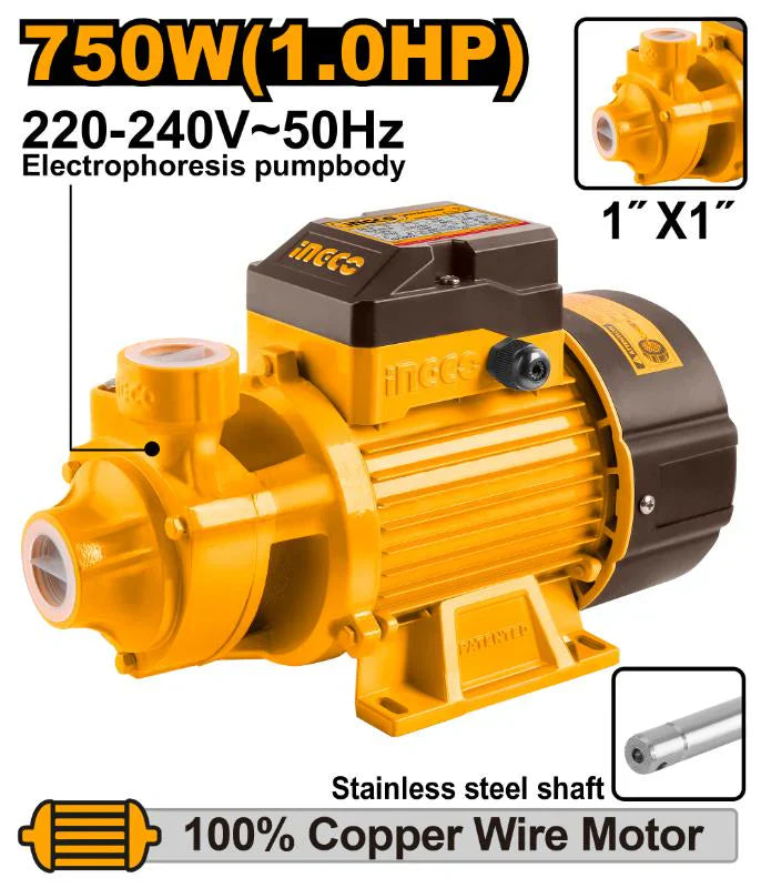 INGCO POMPE PERIPHERIQUE FLW50L/MIN HED52M [VPM7508]