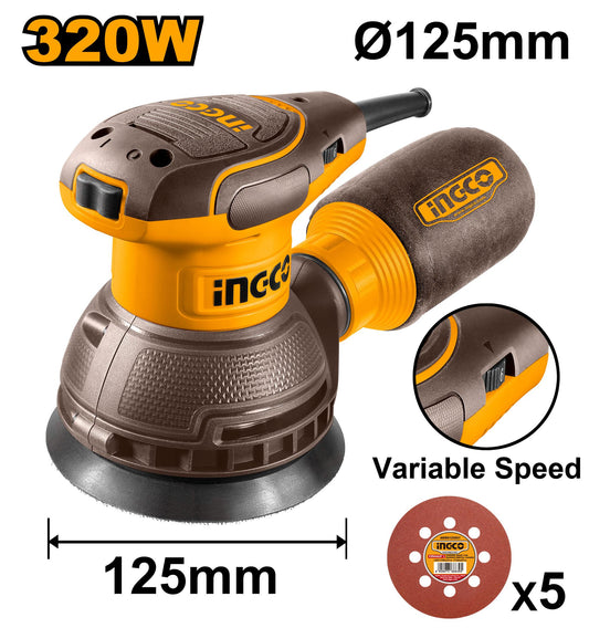 INGCO PONCEUSE ORBITALE 320W NR [RS3216]