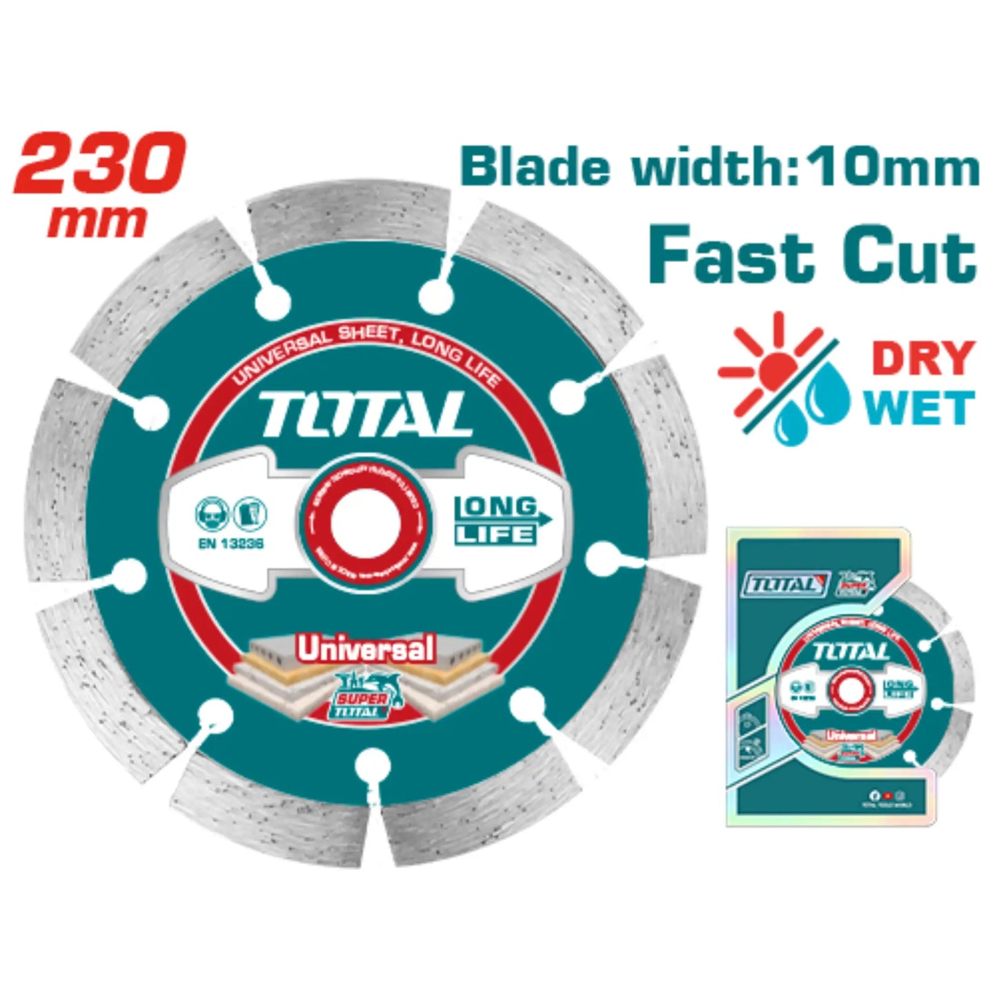 DISQUE DIAMANT SEC 230 TOTAL [TAC2112303]
