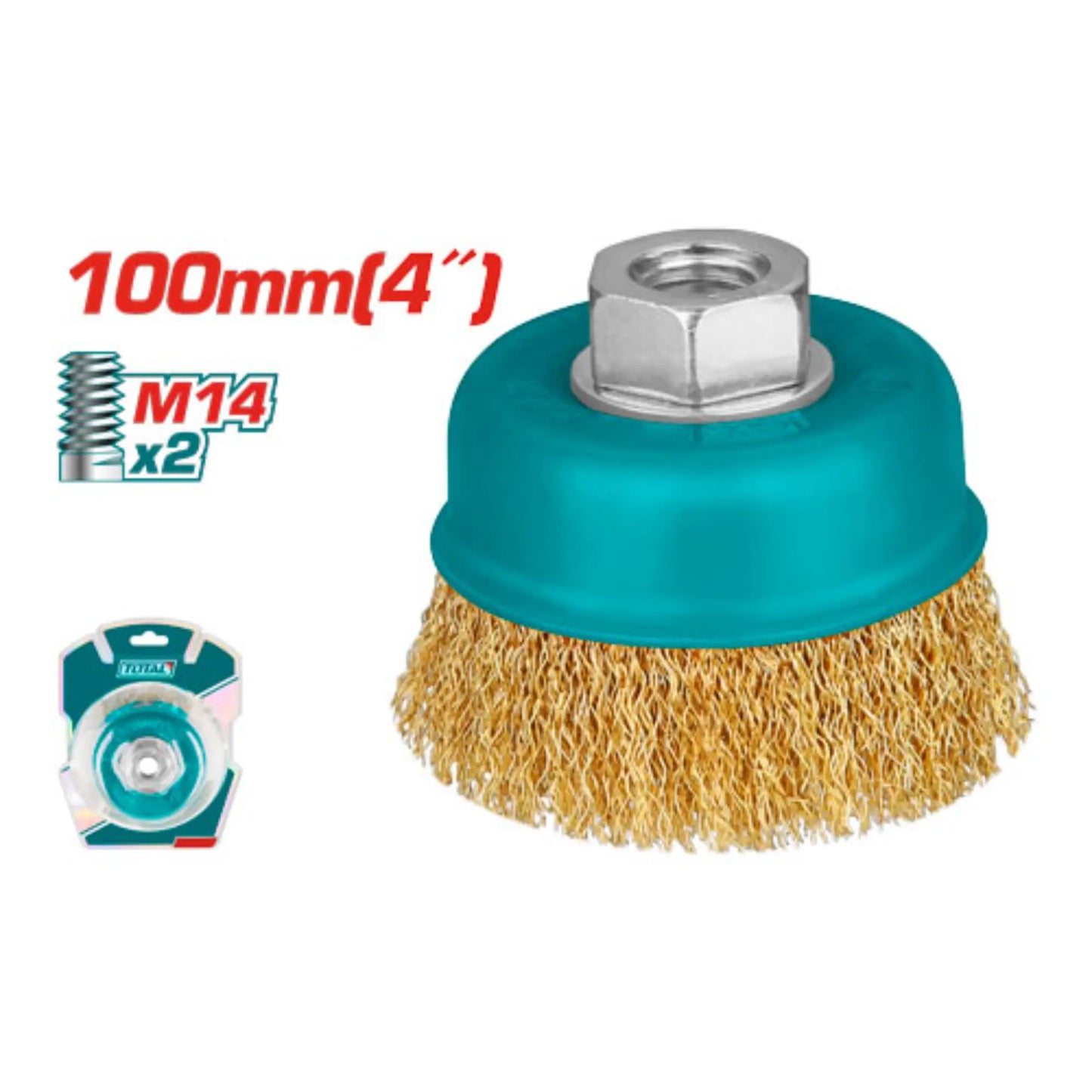 BROSSE METALLIQUE 100MM TOTAL [TAC31041]