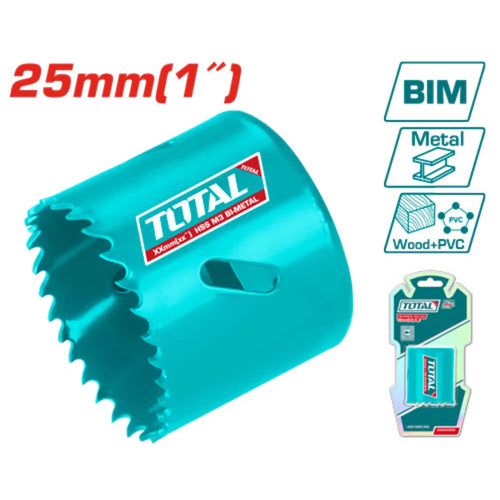 SCIE CLOCHE BIMETALLIQUE 25 MM TOTAL [TAC410251]
