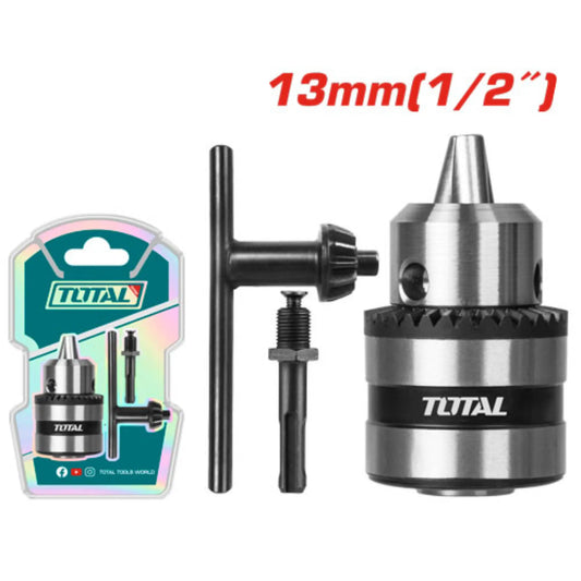 MANDRIN A CLE DE 13 MM AVEC ADAPTATEUR TOTAL [TAC451301.1]