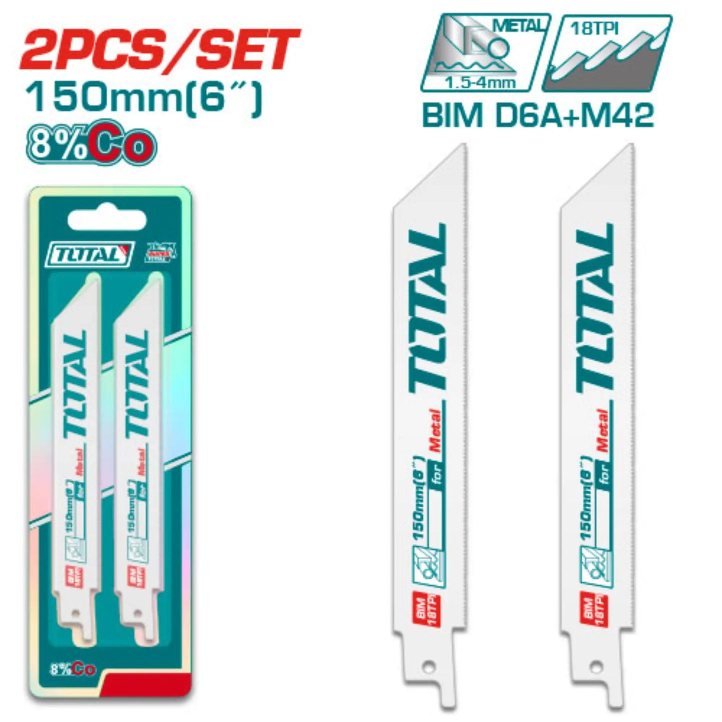 LAME DE SCIE ALTERNATIVE POUR METAL TOTAL [TAC52922EF]
