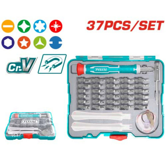 ENSEMBLE DE 32 TOURNEVIS DE PRECISION TOTAL [TACSD30326]