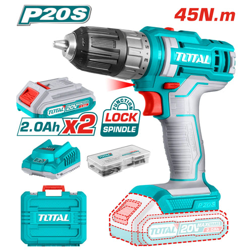 PERCEUSE VISSEUSE SANS FIL AU LITHIUM-ION 20V TOTAL [TDLI200528]