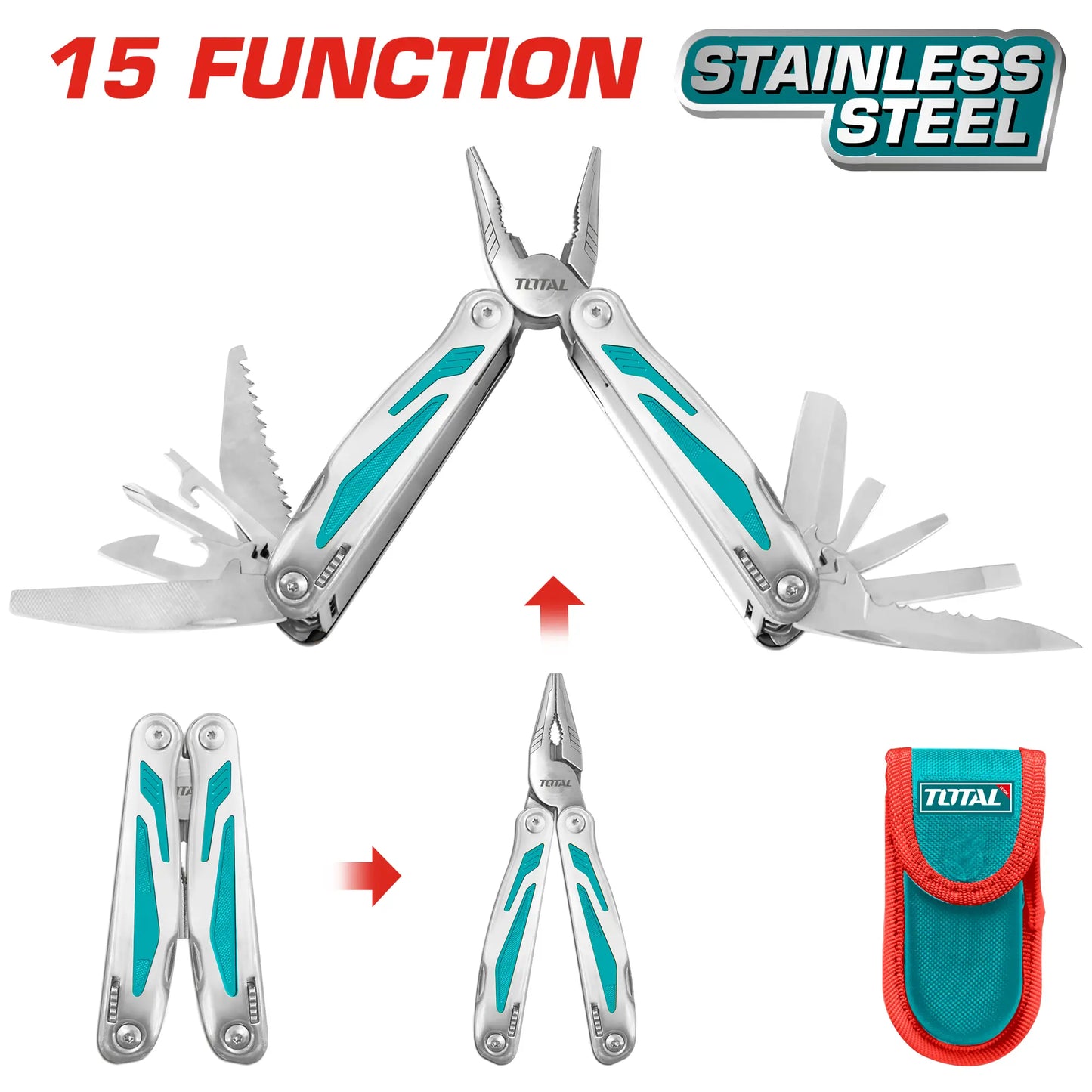 OUTIL MULTIFONCTION PLIABLE TOTAL [TFMFT01151]