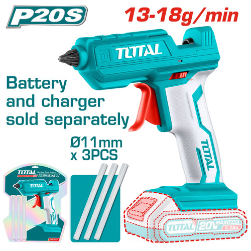 PISTOLET A COLLE AU LITHIUM-ION 20V TOTAL [TGGLI2001]