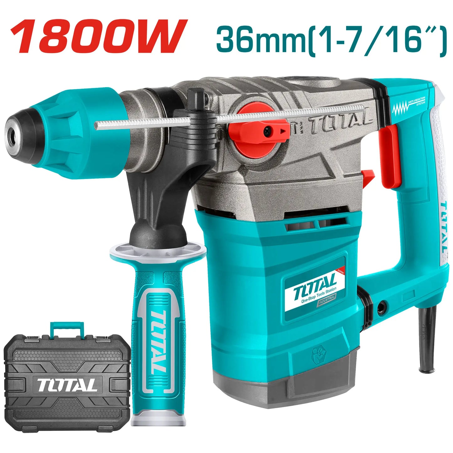 MARTEAU PERFORATEUR 1800W TOTAL [TH118366]