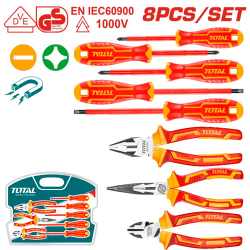 ENSEMBLE 8PCS OUTILLAGES A MAIN TOTAL [THKIST3082]
