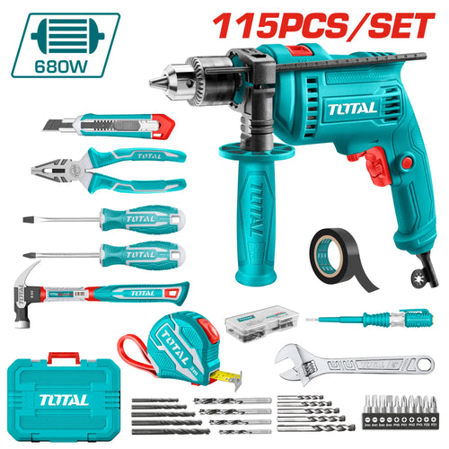 ENSEMBLE D'OUTILS DE 115 PIECES TOTAL [THKTHP1152]
