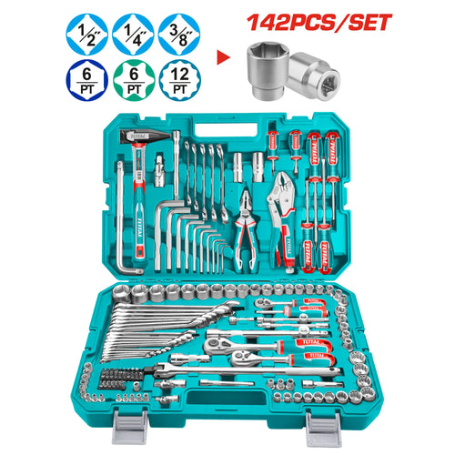 JEU D'OUTILS (142PCS) TOTAL [THKTHP21426]