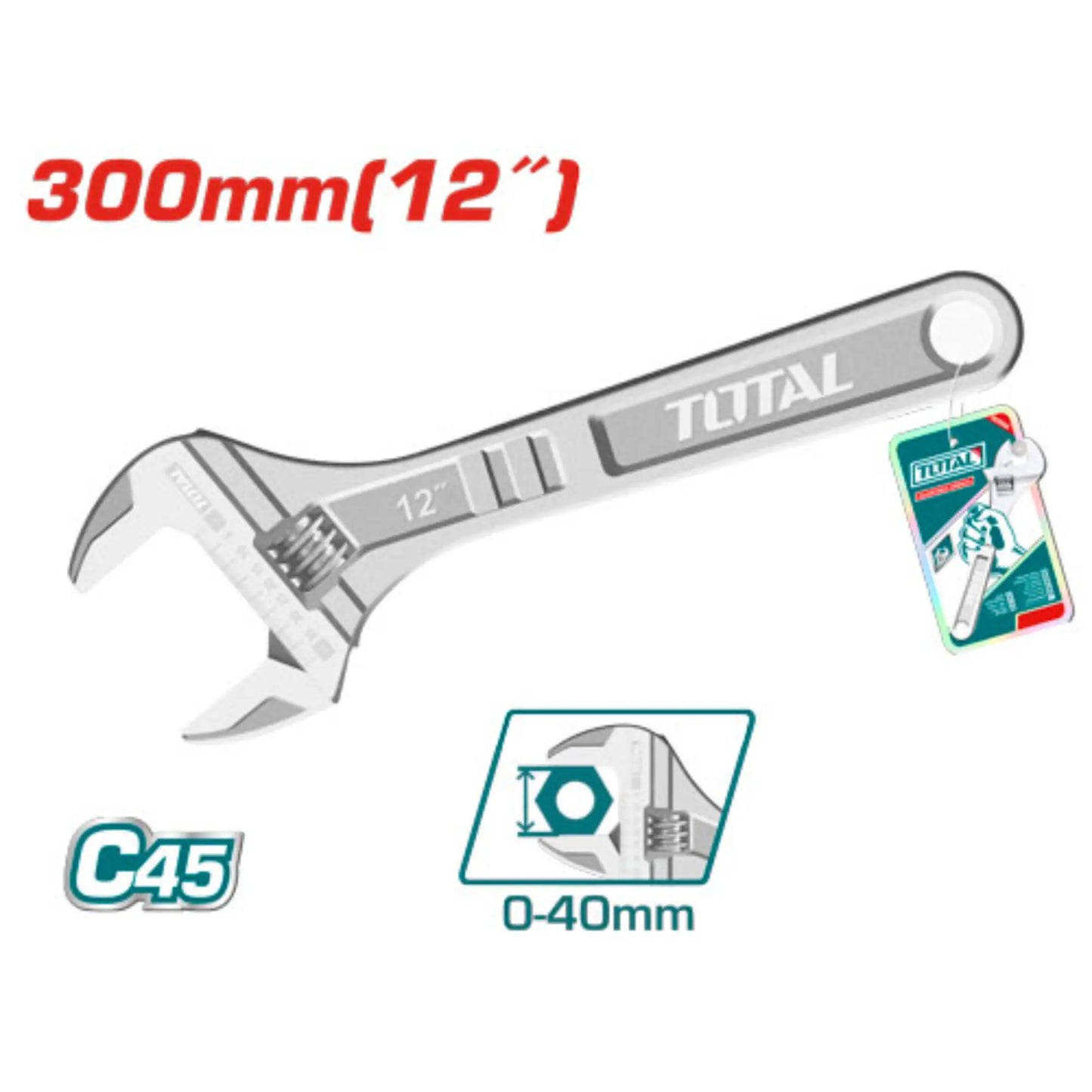 CLE A MOLETTE 300MM TOTAL [THT1010123]