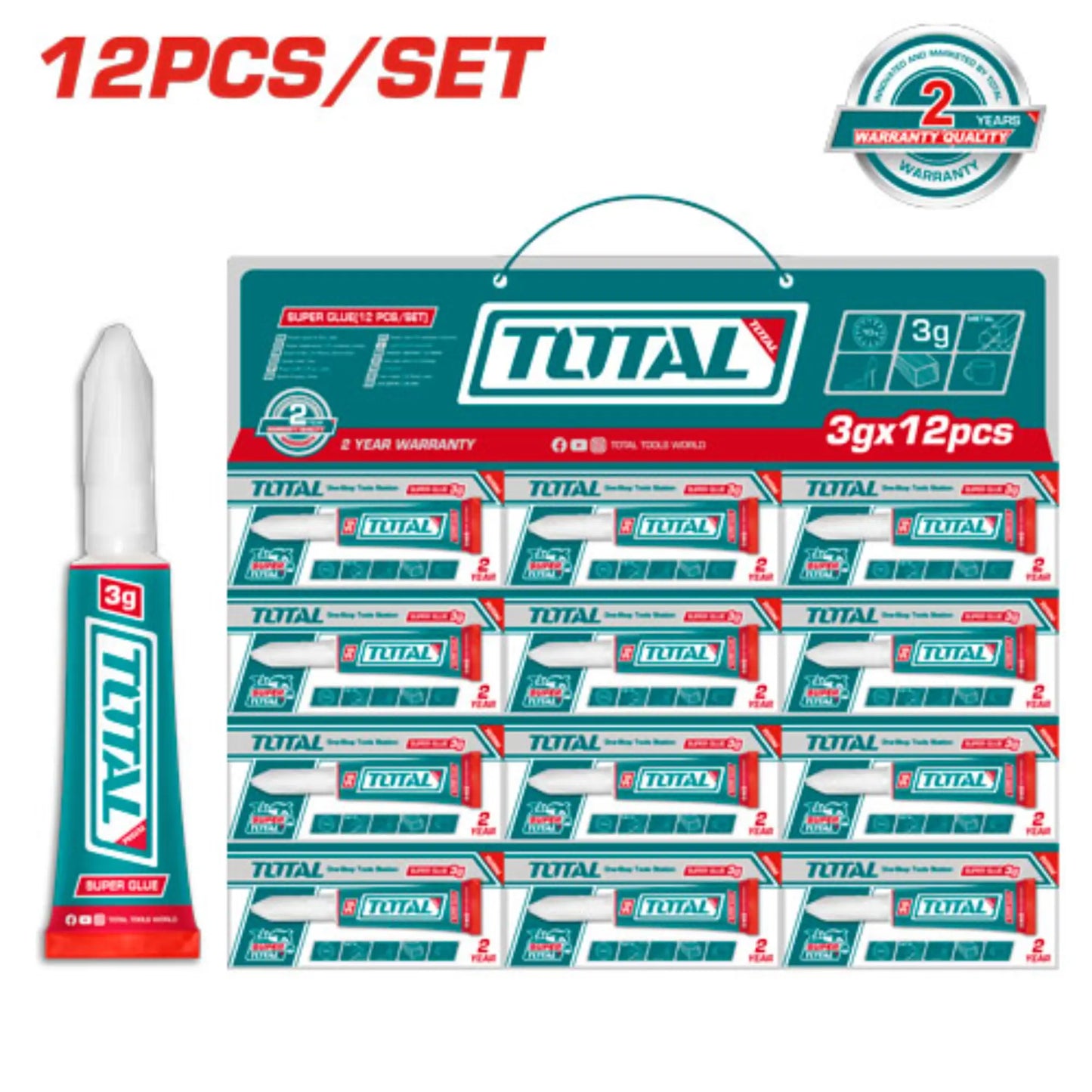 SUPER COLLE (12 PIECES/ENSEMBLE) TOTAL [THT3521]
