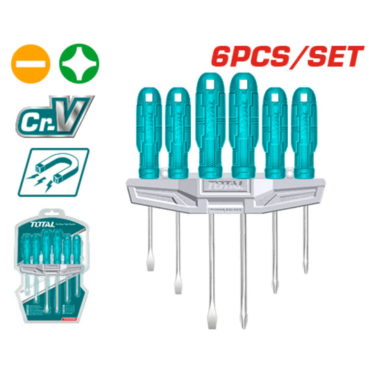 ENSEMBLE DE 6 TOURNEVIS TOTAL [THTDC250601]