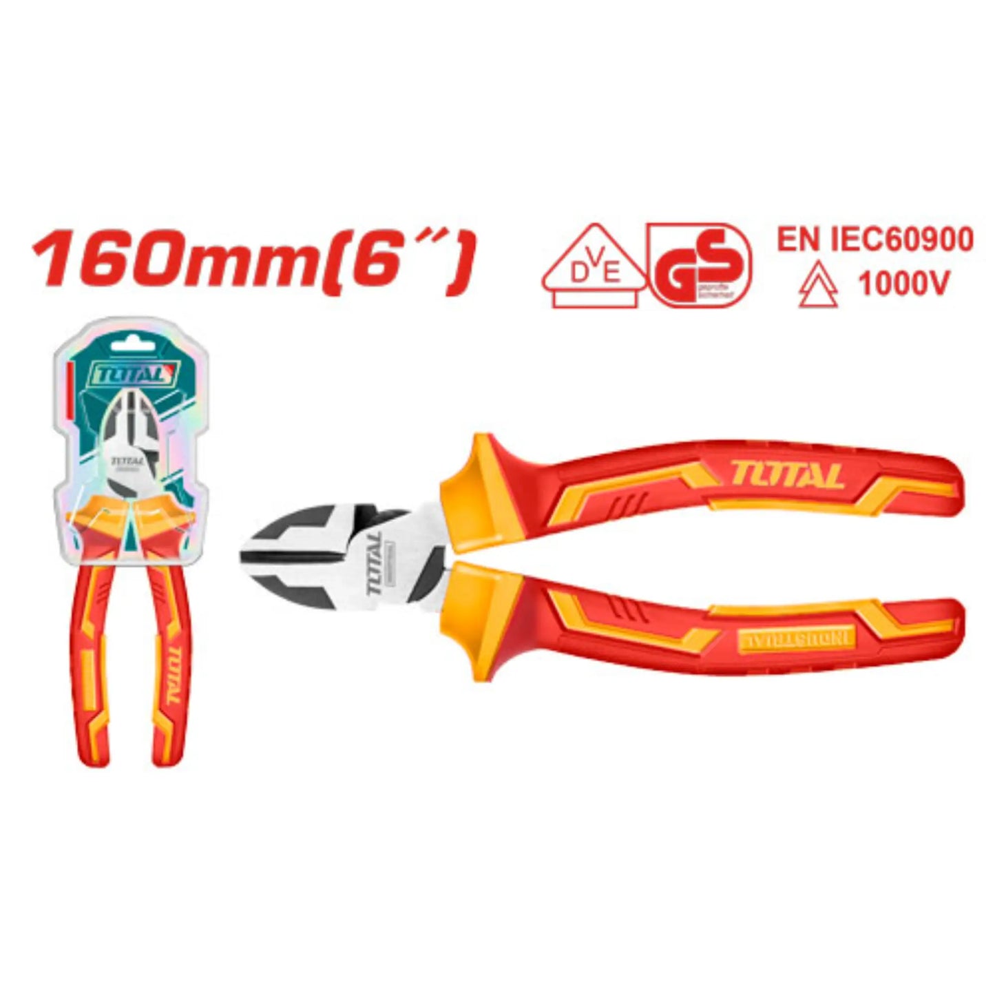 PINCE COUPANTE DIAGONALE ISOLEE 160MM TOTAL [THTIP2261]