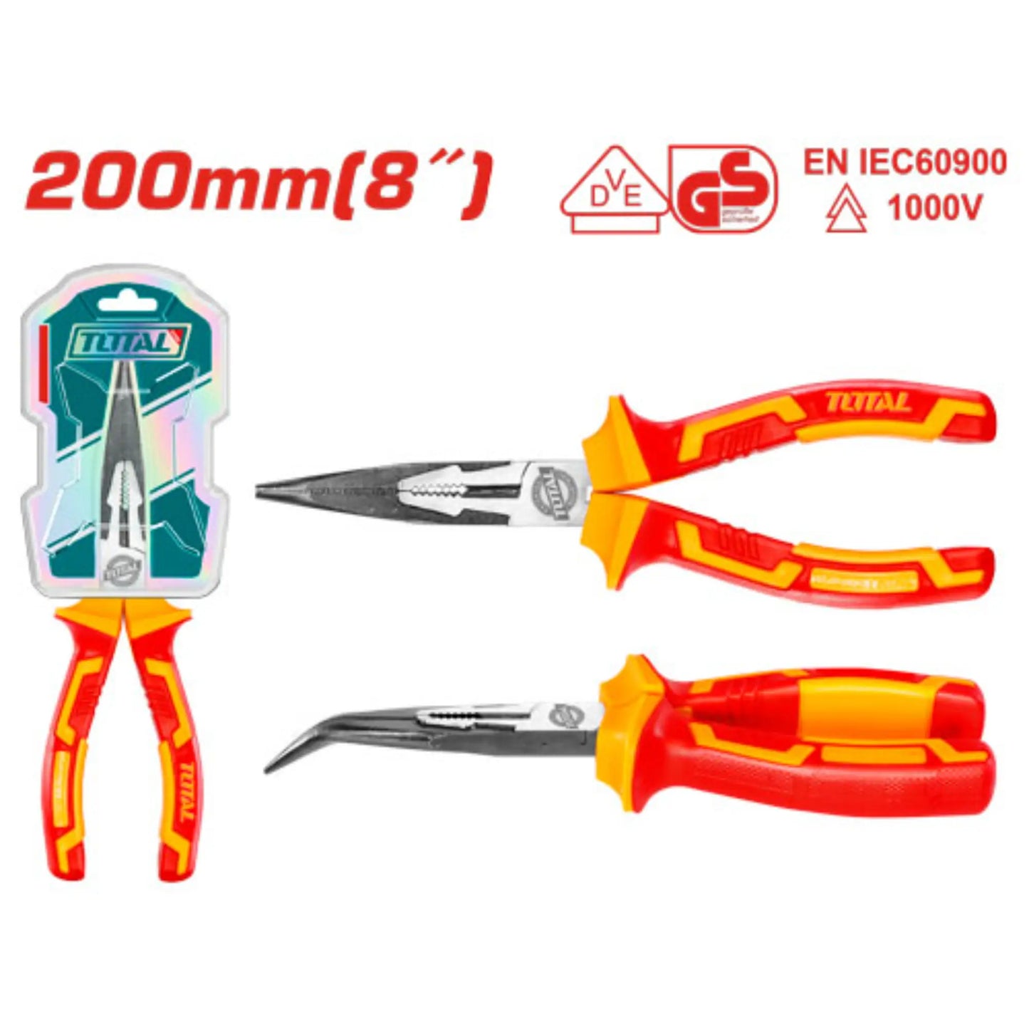 PINCE A BEC RECOURBES  ISOLEE TOTAL [THTIP2481]