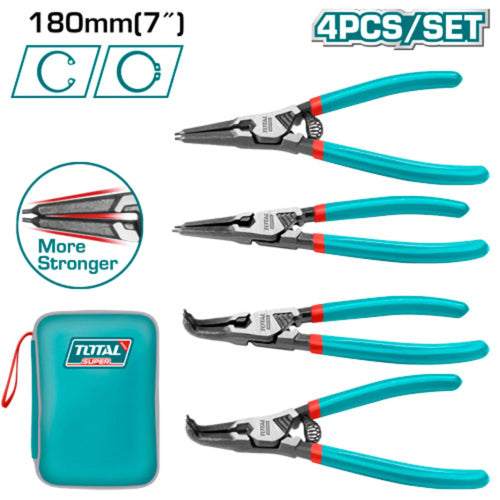 JEU DE 4 PINCES A CIRCLIPS TOTAL THTJ214041 / [THTJ214042]