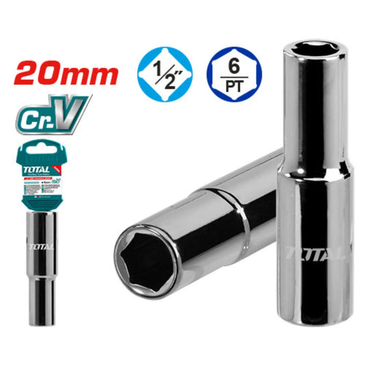 DOUILLE HEXAGONALE 1/2 PROFONDE 20 MM TOTAL [THTST12203L]
