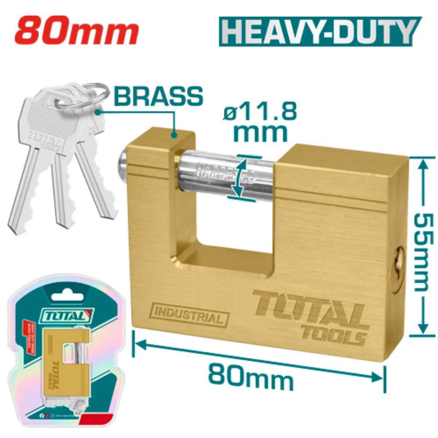 CADENAS DE BLOC EN LAITON TOTAL [TLK32803]