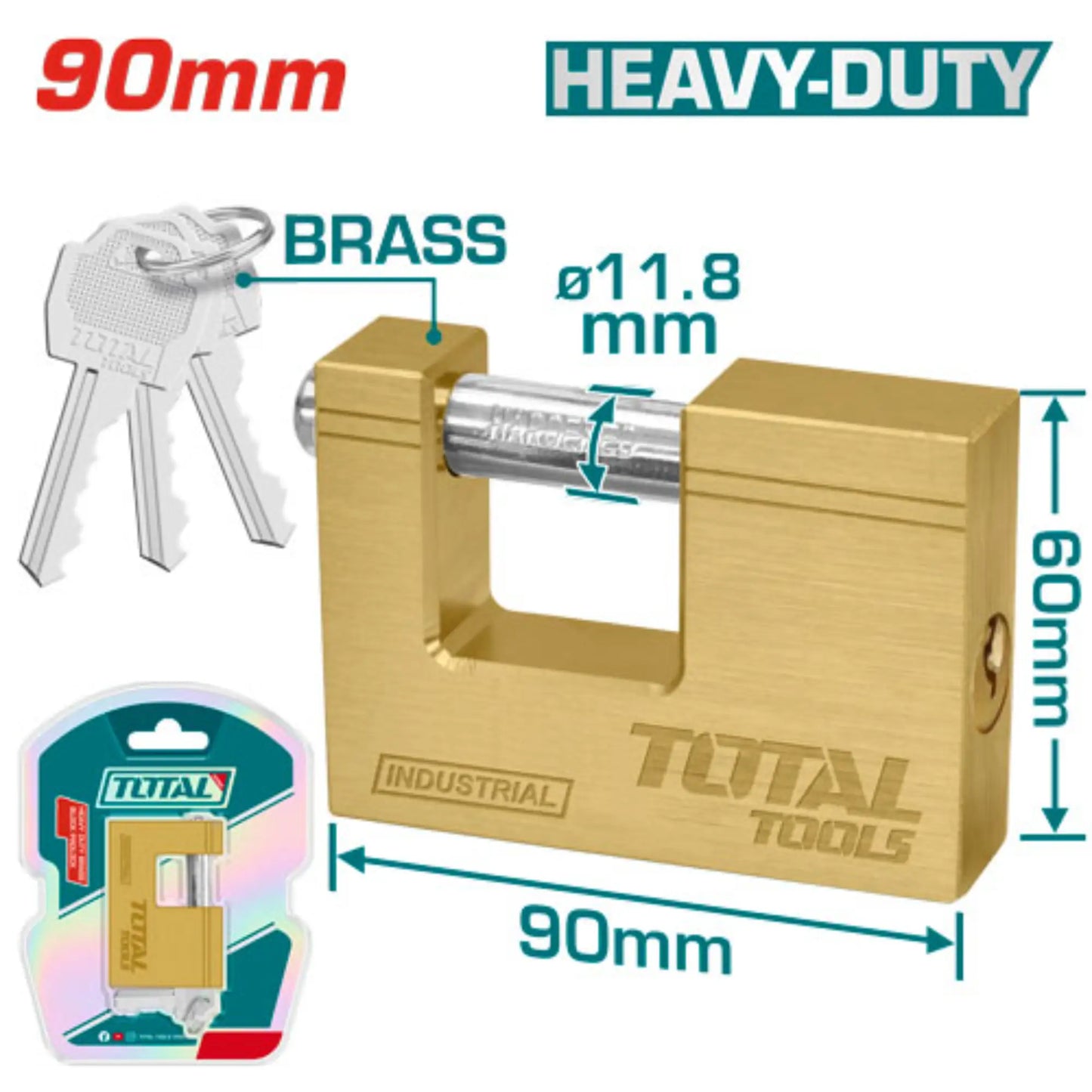 CADENAS ROBUSTE EN LAITON MASSIF TOTAL [TLK32903]