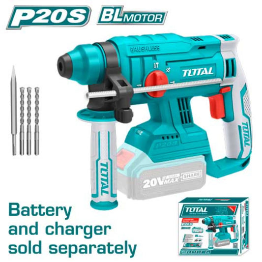 MARTEAU PERFORATEUR AU LITHIUM-ION 20V TOTAL [TRHLI2201]