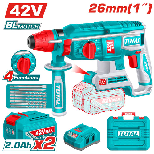 MARTEAU PERFORATEUR SANS FIL 42V TOTAL [TRHLI422682]