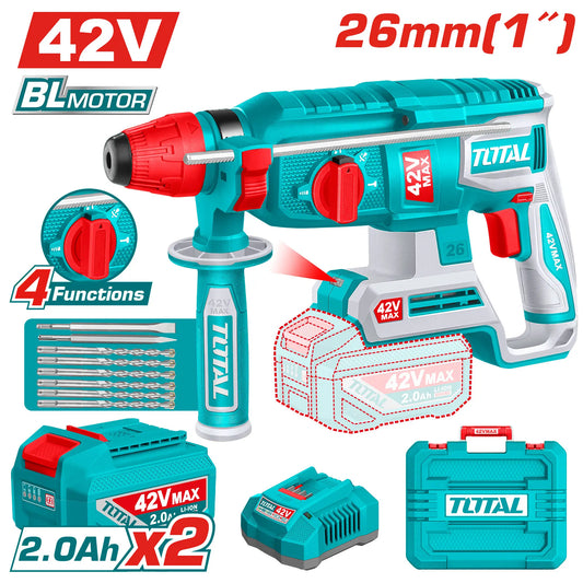MARTEAU PERFORATEUR SANS FIL 42V TOTAL [TRHLI422682]