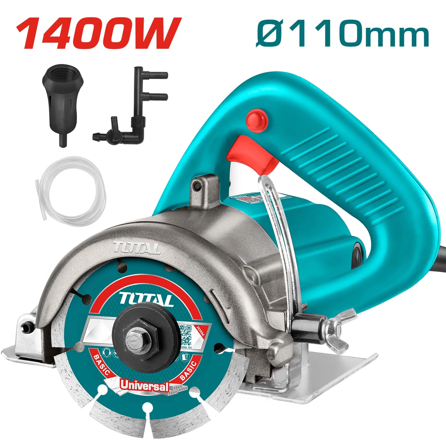 SCIE COUPE CARRELAGE & MARBRE 1400W TOTAL [TS3141102]