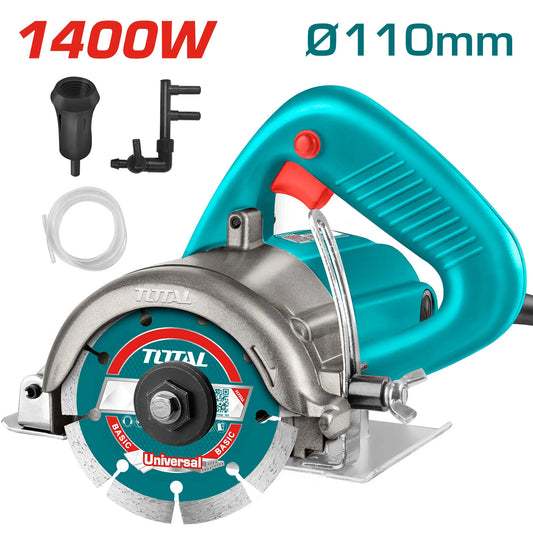SCIE COUPE CARRELAGE & MARBRE 1400W TOTAL [TS3141102]
