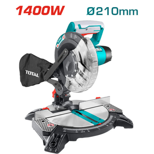 SCIE A ONGLET 1400W 210MMX25.4MM TOTAL [TS42142101]/TS42142107