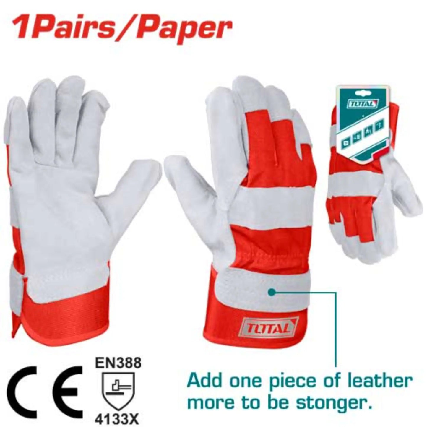 GANTS DE CUIR TOTAL [TSP14101]