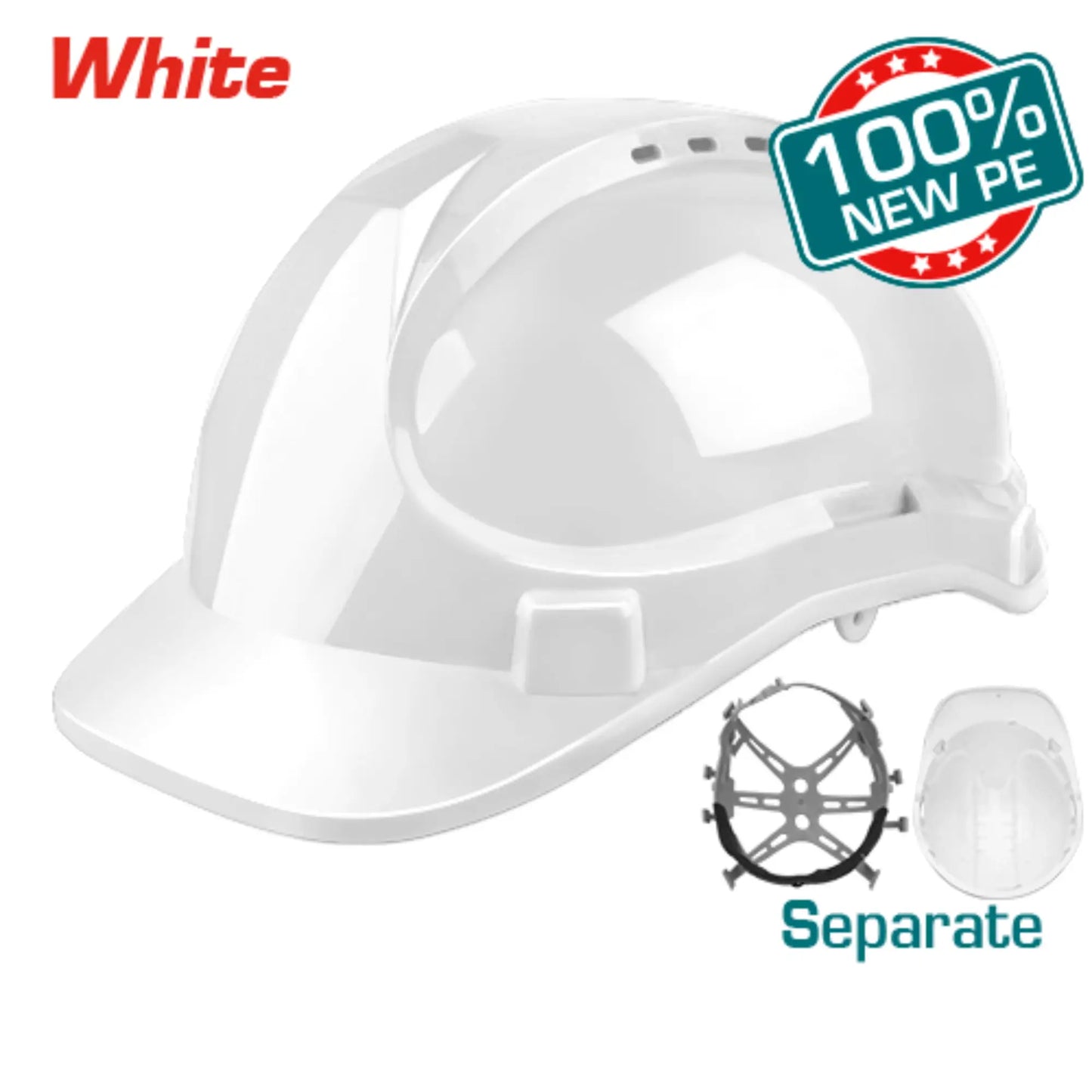 CASQUE DE SECURITE BLANC TOTAL [TSP2609]
