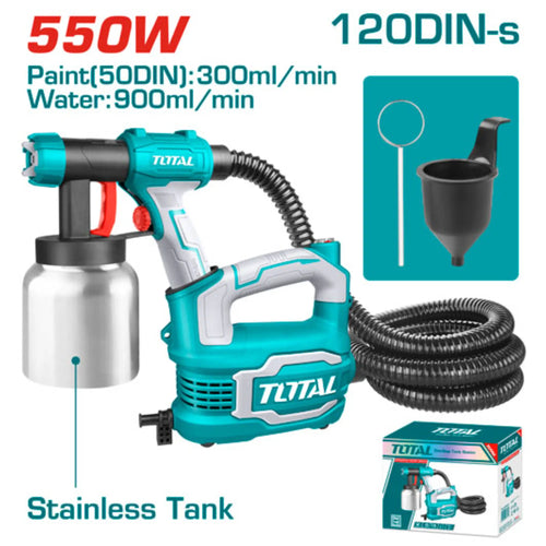 PISTOLET HVLP A BASE DE SOL 550W TOTAL [TT5006-2]