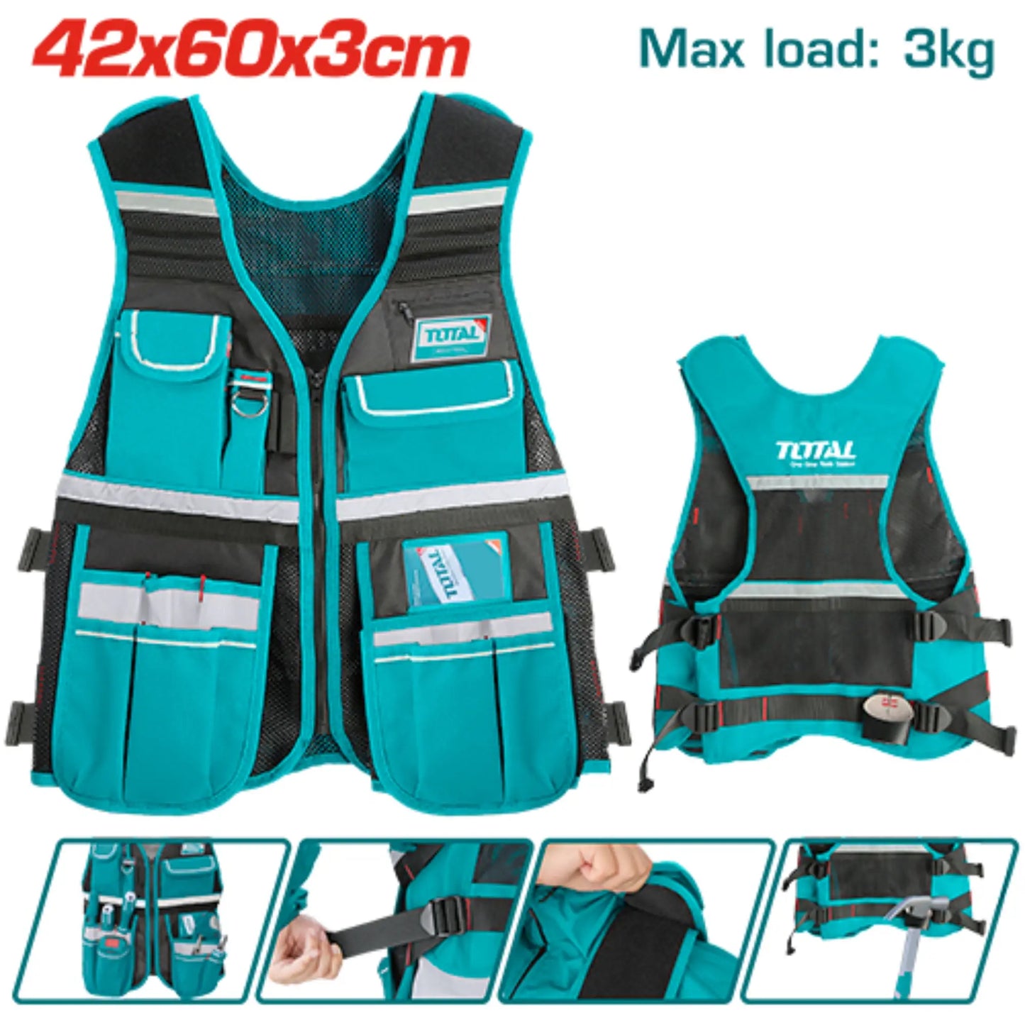 GILET A OUTILS TOTAL [TTVT1601]