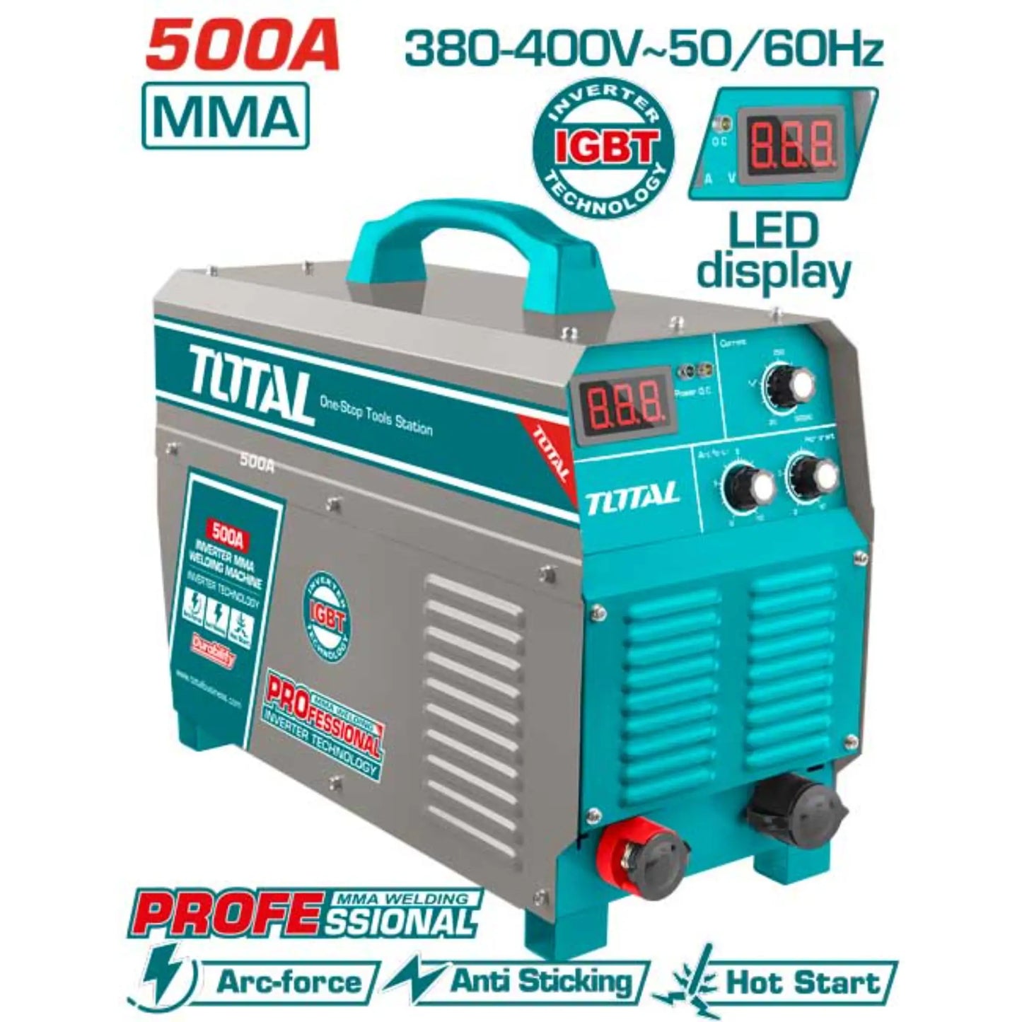 POSTE SOUDURE MMA A ONDULEUR/ 500A TOTAL [TW25005]