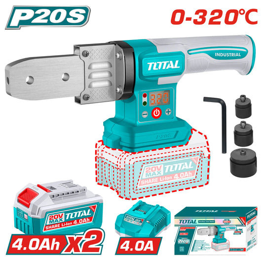OUTILS DE SOUDAGE SANS FIL POUR TUBES EN PLASTIQUE TOTAL [TWTLI20182]