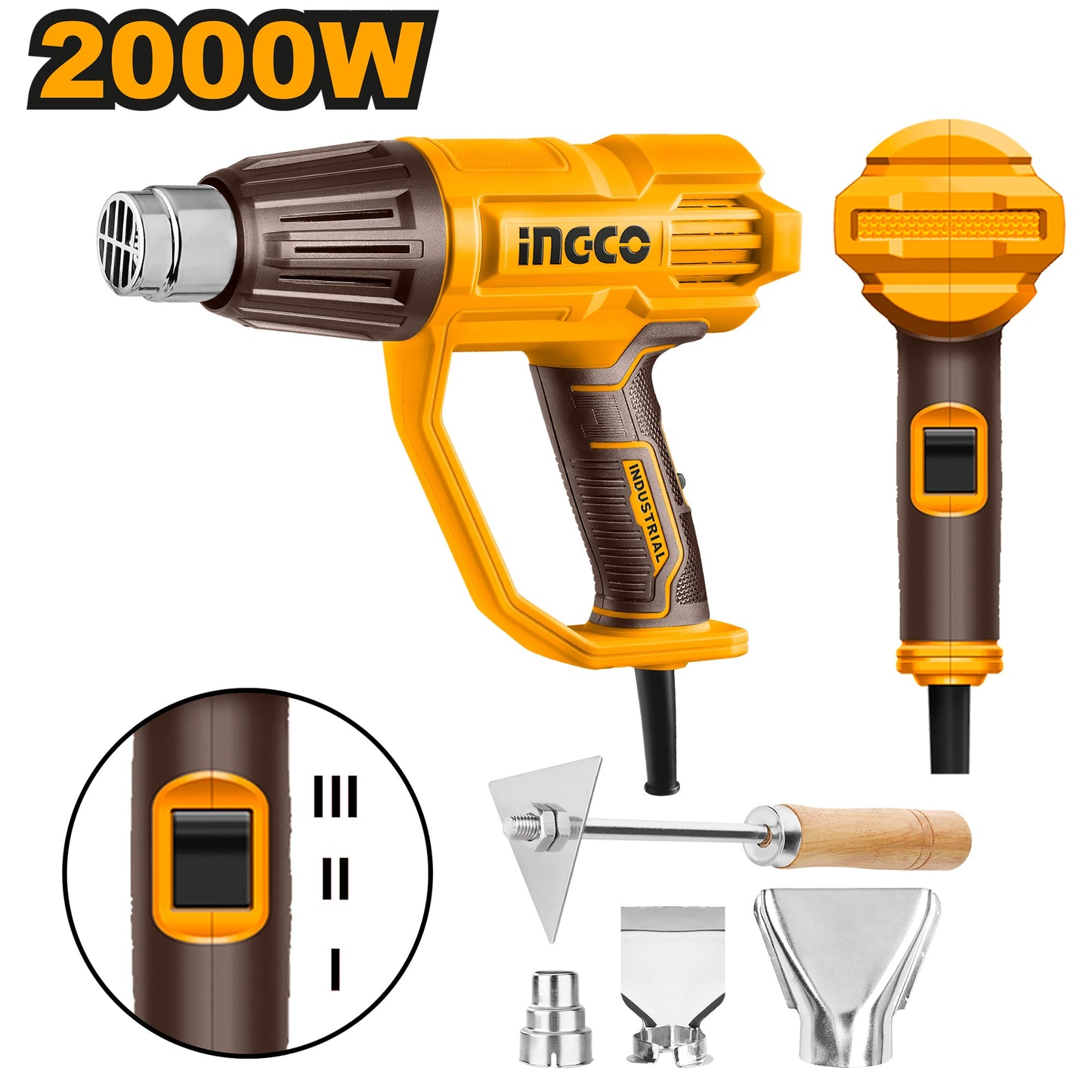 INGCO DECAPEUR THERMIQUE 2000W INGCO NR [HG200078]
