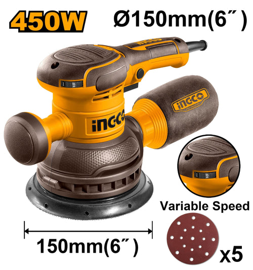 INGCO PONCEUSE ORBITALE 450W [RS4516]