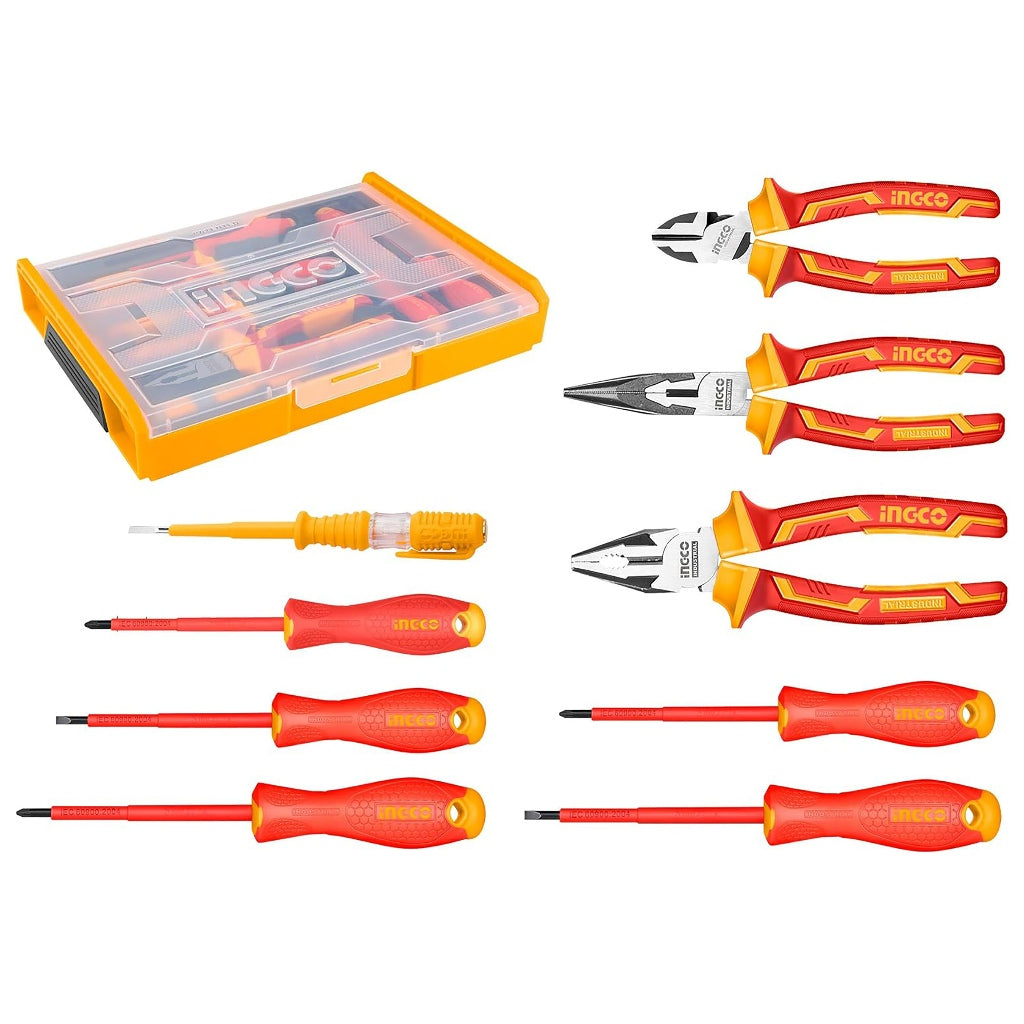INGCO JEU D'OUTILS A MAIN ISOLES 9PCS [HKTV01H091]